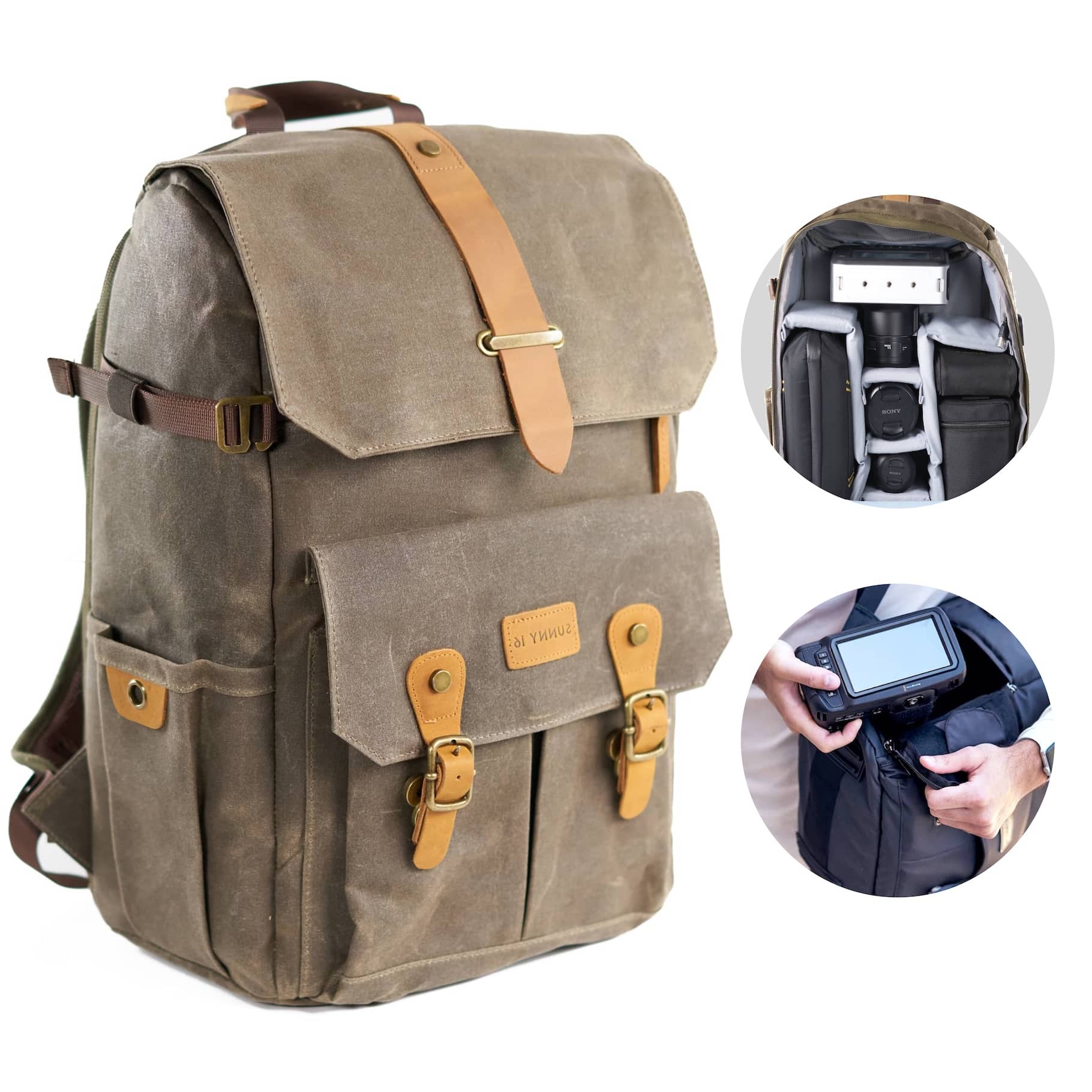 Sunny 16 The Voyager 31L Camera Backpack (Khaki) Sunny 16 The Voyager 31L Camera Backpack (Khaki)
