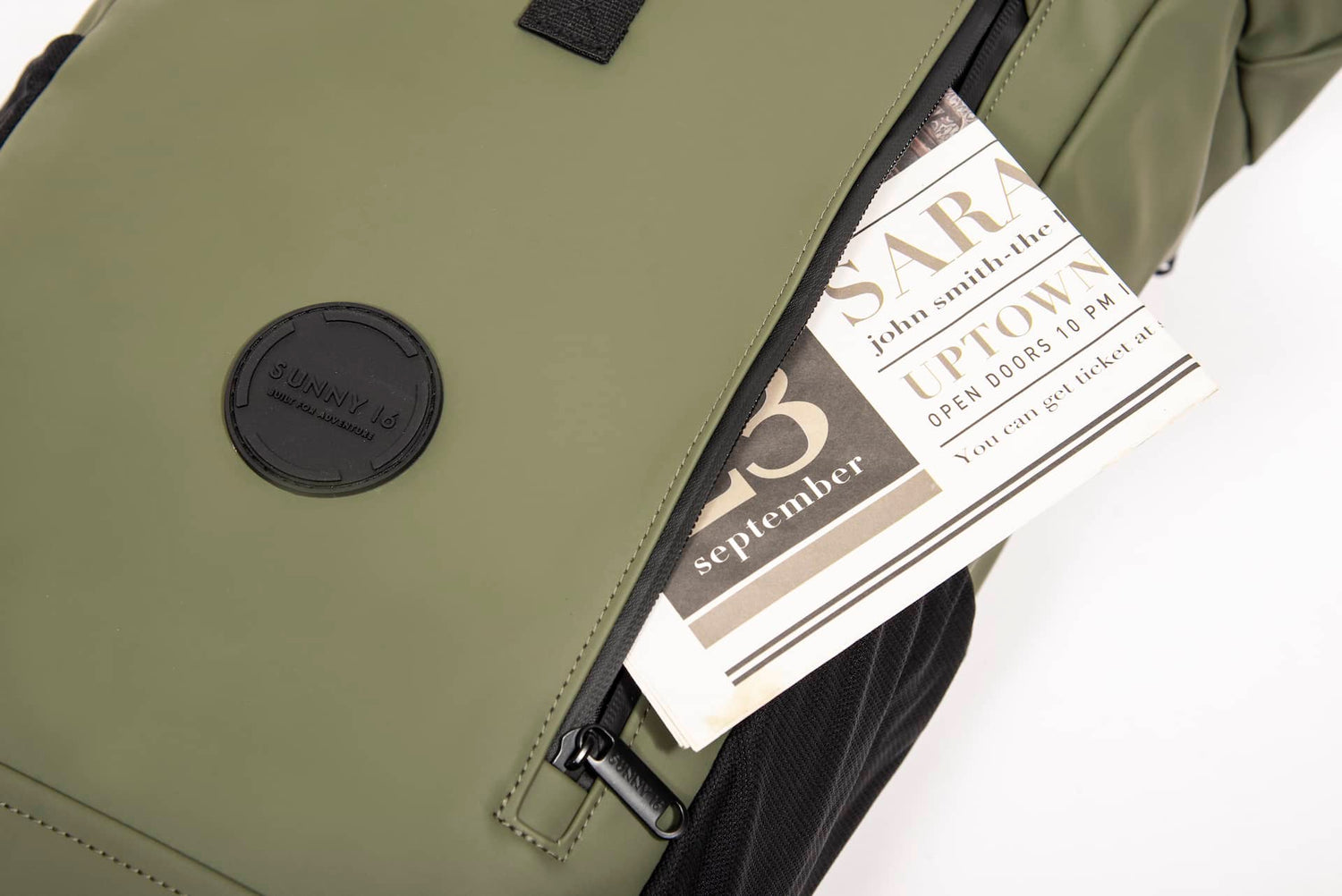 Waterproof Roll Top Backpack - Mens Rollup Bag - Sunny 16