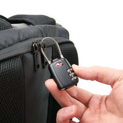 backpack travel lock MiLock access via code or key for pelican cases SAHARA - All-in-One Backpack with