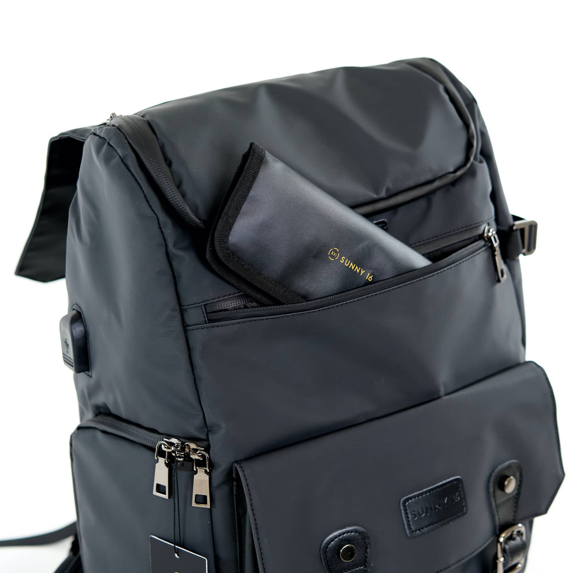 XVI Sunny 16 Backpack Cable Lock, Adult Unisex, Size: One size, Black