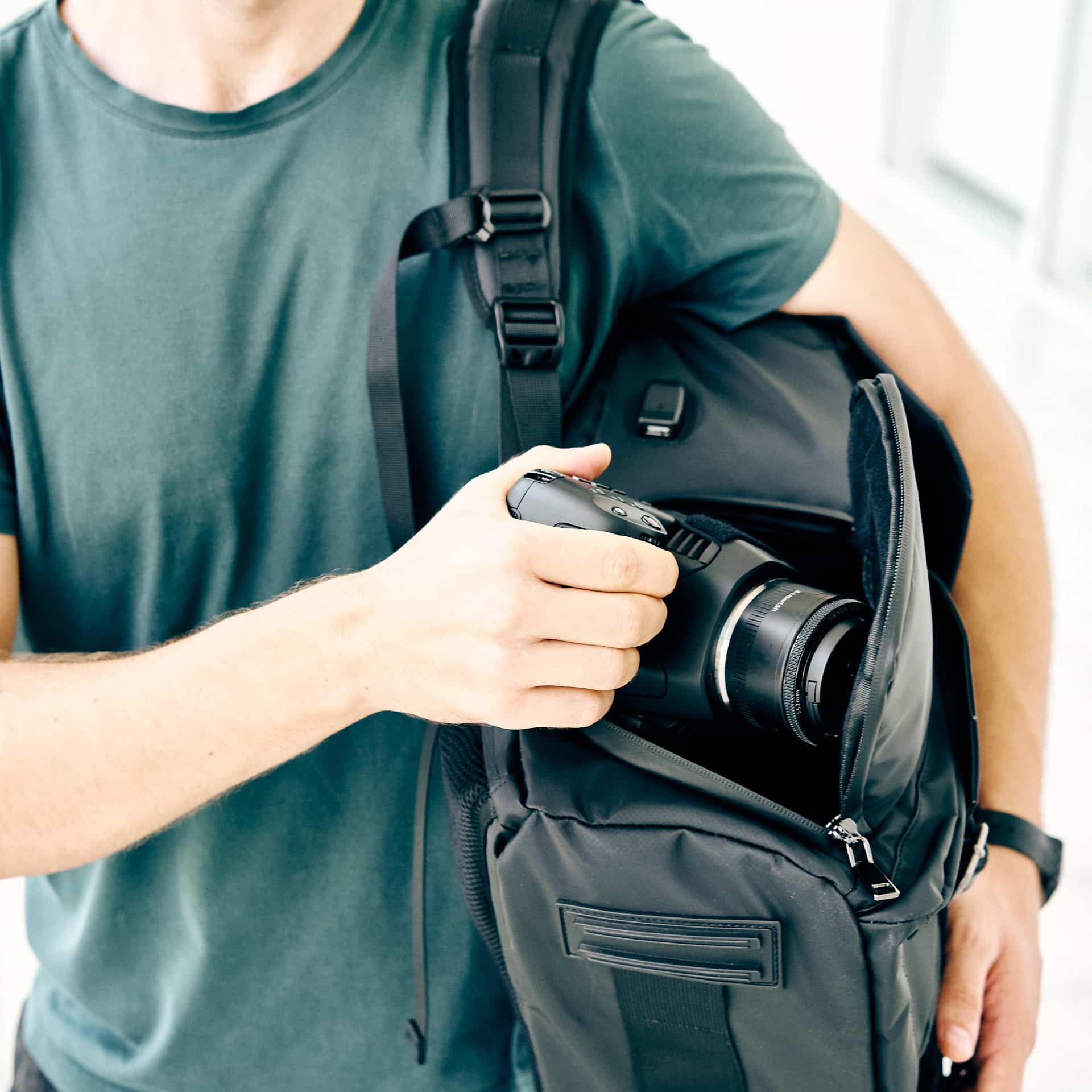 Camera backpack with side access Clearance